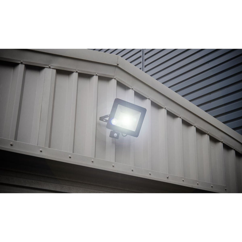 Sealey Extra Slim Floodlight with PIR Sensor 100W SMD LED LED115PIR Sealey - Dynamic Drive