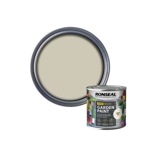 Ronseal Garden Paint White Ash 250ml Ronseal - Dynamic Drive