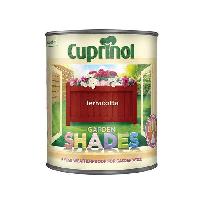 Cuprinol Garden Shades Terracotta 1 litre Cuprinol - Dynamic Drive