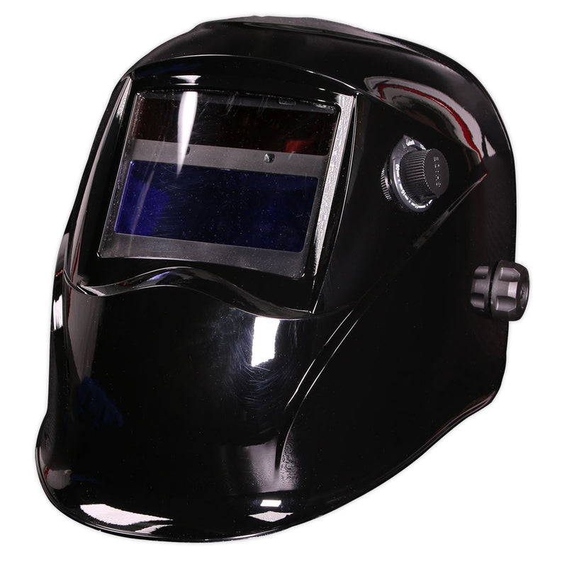 Sealey Welding Helmet Auto Darkening Shade 9-13 Black PWH610 Sealey - Dynamic Drive