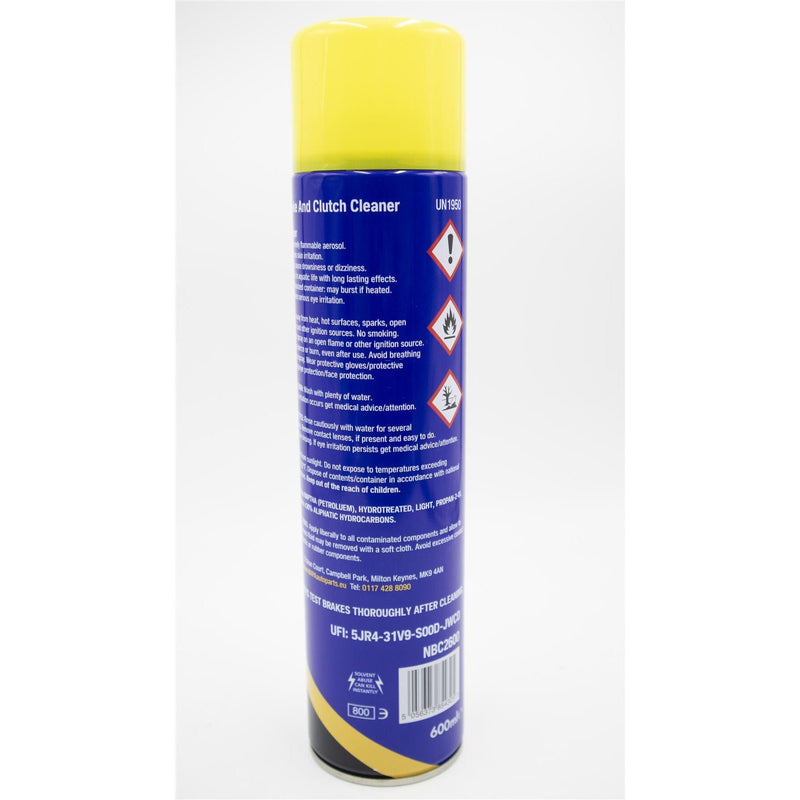 Genuine NAPA Brake And Clutch Cleaner 600Ml Fits NAPA - Dynamic Drive