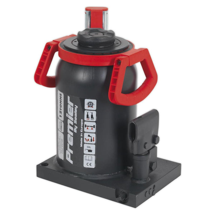 Sealey Premier Telescopic Bottle Jack 12 Tonne PTBJ12 Sealey - Dynamic Drive