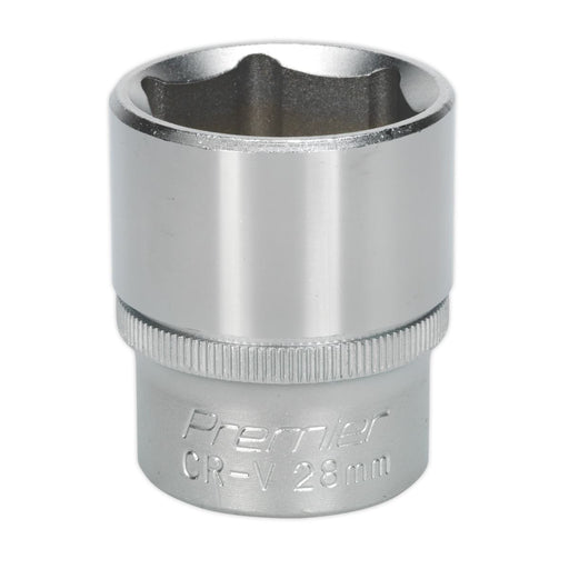 Sealey WallDrive Socket 28mm 1/2"Sq Drive S1228 Sealey - Dynamic Drive