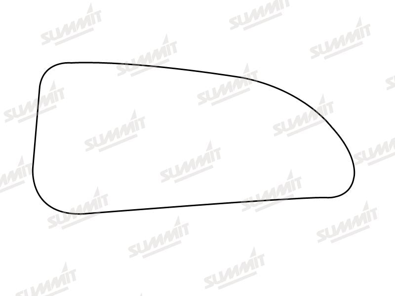 Summit Stick-On Commercial Lower Blind-Spot Mirror Glass fits Nissan Interstar, Renault Master, Vauxhall Movano LHS Summit - Dynamic Drive