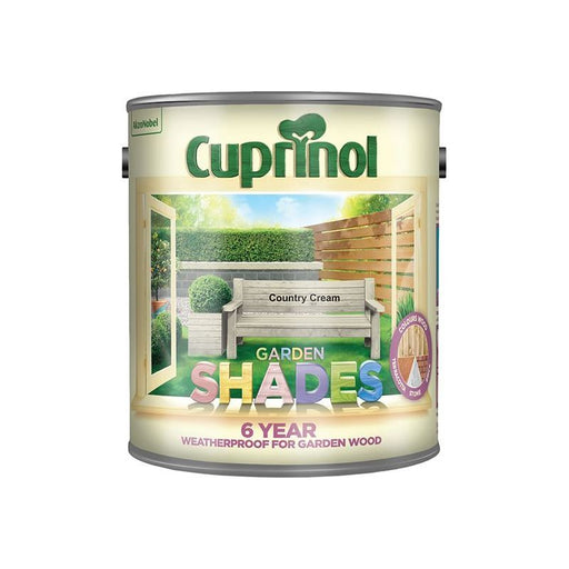 Cuprinol Garden Shades Country Cream 2.5 litre Cuprinol - Dynamic Drive