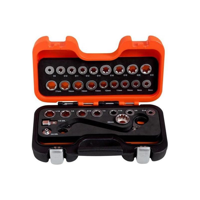 Bahco S Type Ratchet Ring Wrench & Adaptor Set, 29 Piece Bahco - Dynamic Drive