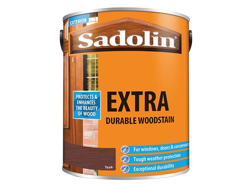 Sadolin Extra Durable Woodstain Teak 5 litre Sadolin - Dynamic Drive