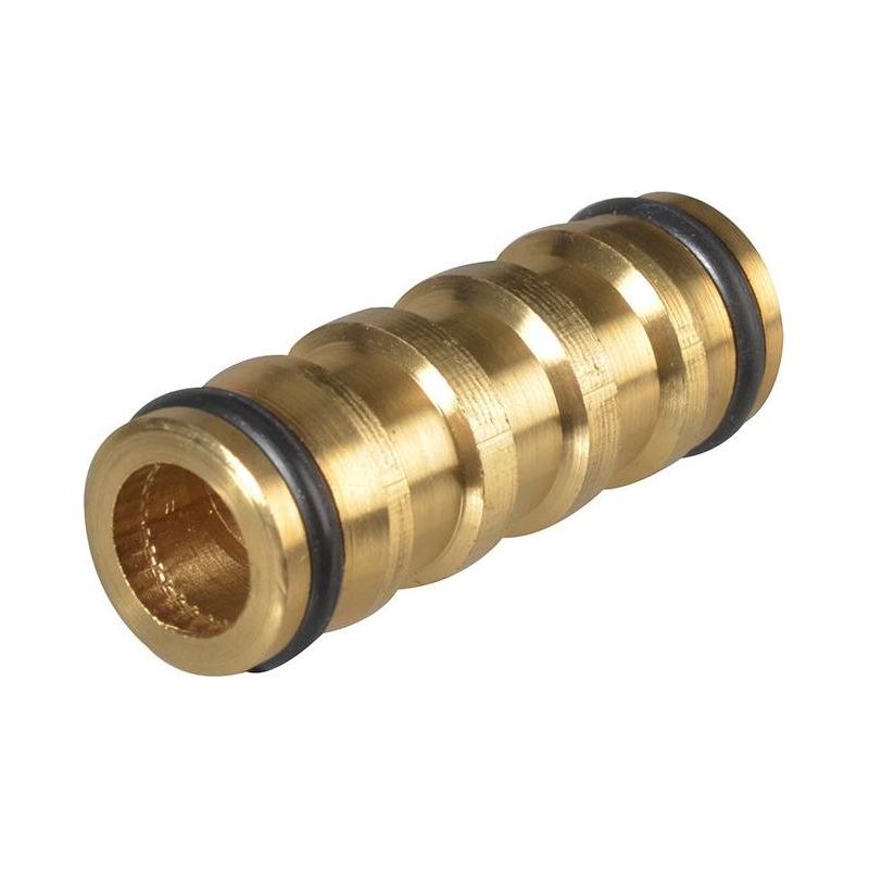 Faithfull Brass 2-Way Hose Coupling 12.5mm (1/2in) Faithfull - Dynamic Drive
