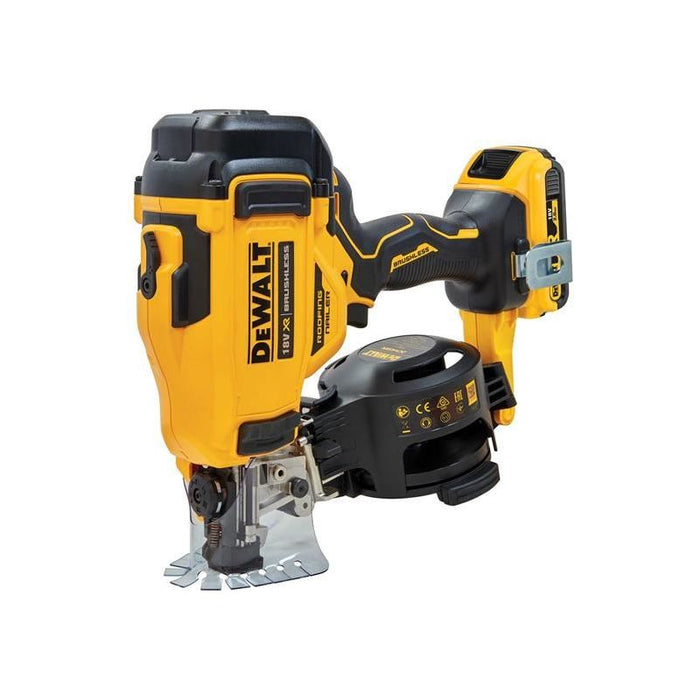 Dewalt Power Tools DCN45RND2 XR Brushless Roofing Coil Nailer 18V 2 x 2.0Ah Li-ion DeWALT Power Tools - Dynamic Drive