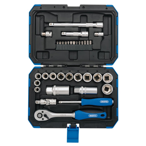 Draper Metric Socket Set, 3/8" Sq. Dr. (34 Piece) 89558 Draper - Dynamic Drive