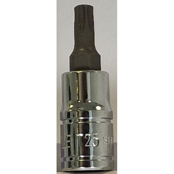 Carlyle Hand Tools 1/4Dr Torx T25 Bit Socket S14T25 Caryle Tools - Dynamic Drive