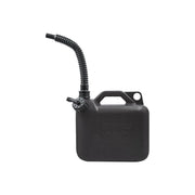 Faithfull Plastic Fuel Can Black 5 litre Faithfull - Dynamic Drive