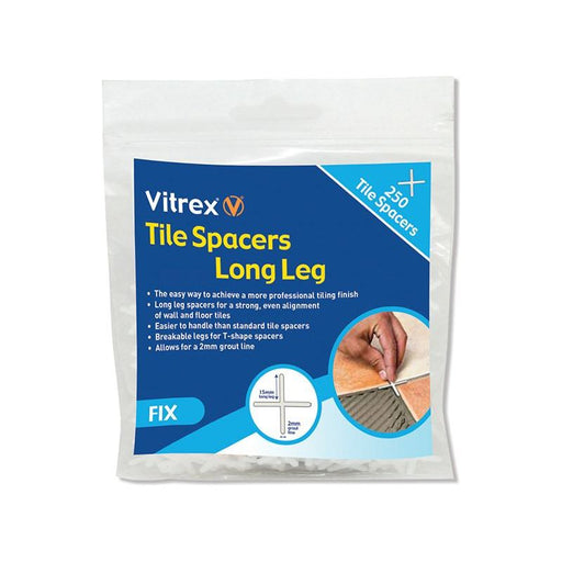Vitrex Long Leg Spacer 4mm (Pack 250) Vitrex - Dynamic Drive