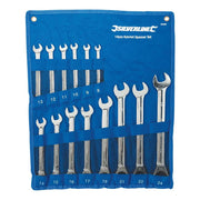 Silverline Fixed Head Ratchet Spanner Set 14pce 8 - 24mm Silverline - Dynamic Drive