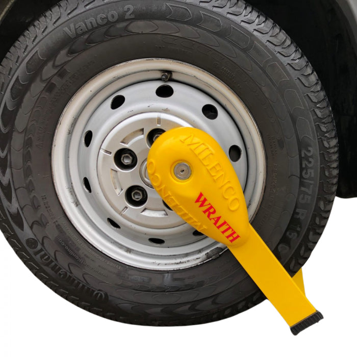 Milenco Wraith 2 Wheelclamp Caravan Sold Secure Gold Approved Security Lock Stoplock - Dynamic Drive