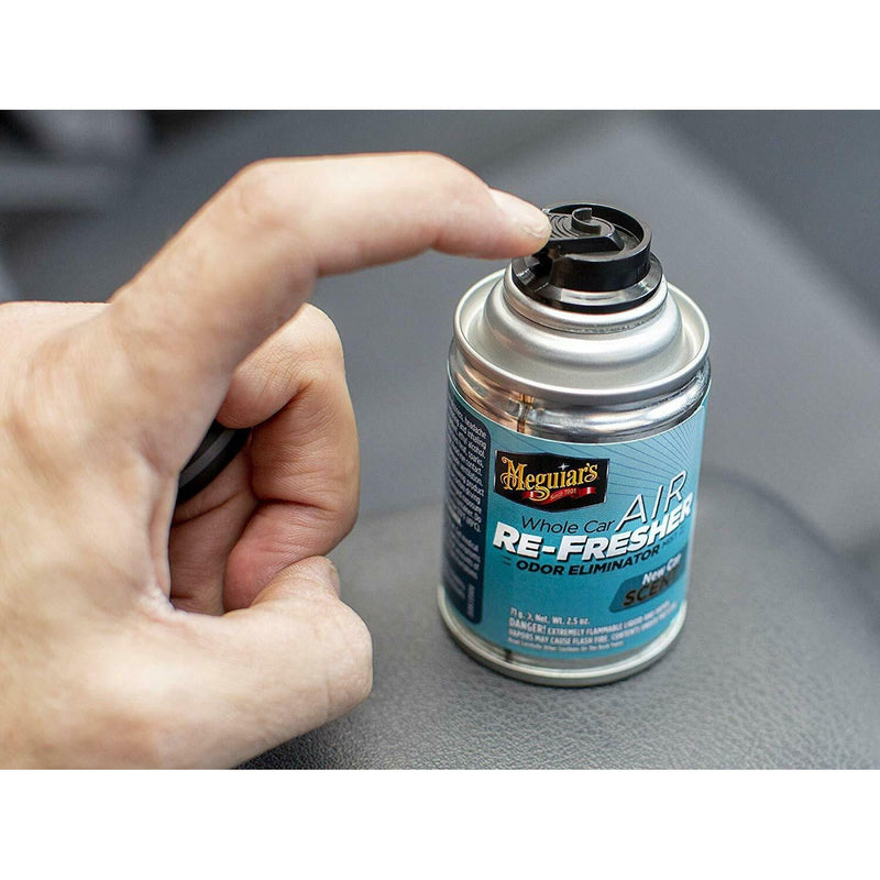 Meguiar's G16402EU Whole Car Air Re-Fresher Odor Eliminator New Car Scent 59ml Meguiars - Bars 4 Cars