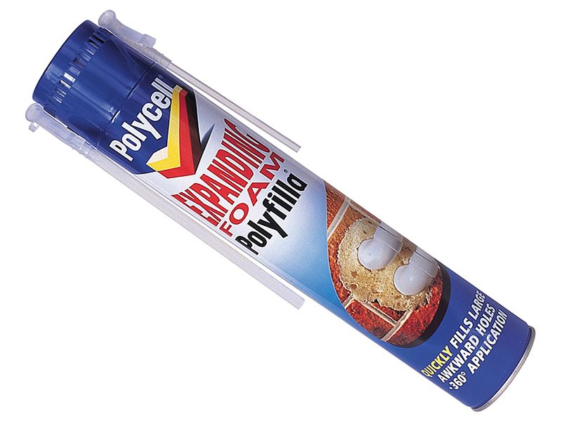 Polycell Expanding Foam Polyfilla 825ml Polycell - Dynamic Drive