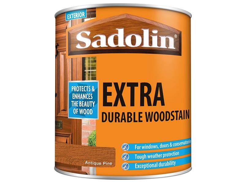 Sadolin Extra Durable Woodstain Antique Pine 1 litre Sadolin - Dynamic Drive