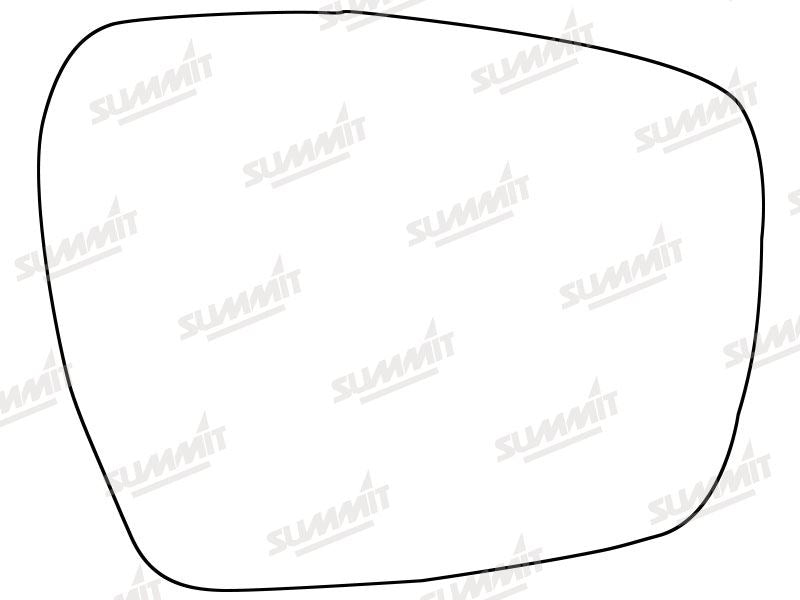 Summit Stick-On Standard Mirror Glass fits Ford S-Max 15 on RHS Summit - Dynamic Drive