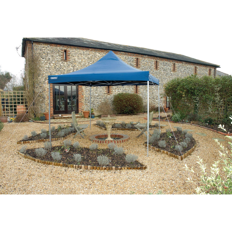 Draper Folding Gazebo, 3 x 3m, Blue 76942 Draper - Dynamic Drive