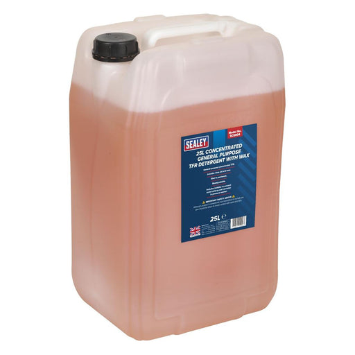 Sealey TFR Detergent with Wax Concentrated 25L SCS004 Sealey - Dynamic Drive