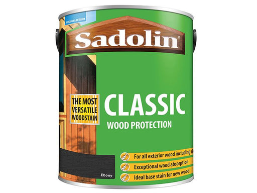 Sadolin Classic Wood Protection Ebony 5 litre Sadolin - Dynamic Drive