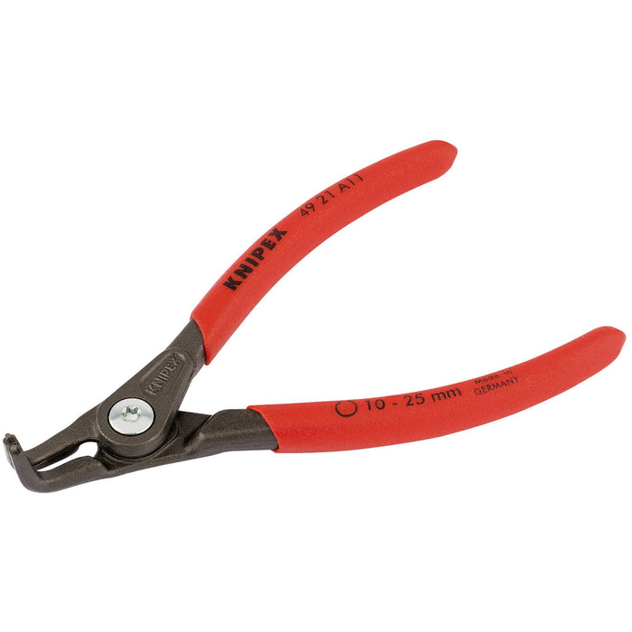 Draper Knipex 49 21 A11 90° External Straight Tip Circlip Pliers, 10 - 25mm Draper - Dynamic Drive