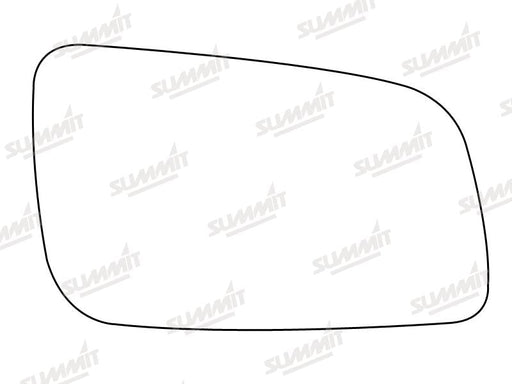 Summit Non-Heated Base Plate With Standard Mirror Glass fits Vauxhall Astra 98 on RHS Summit - Dynamic Drive