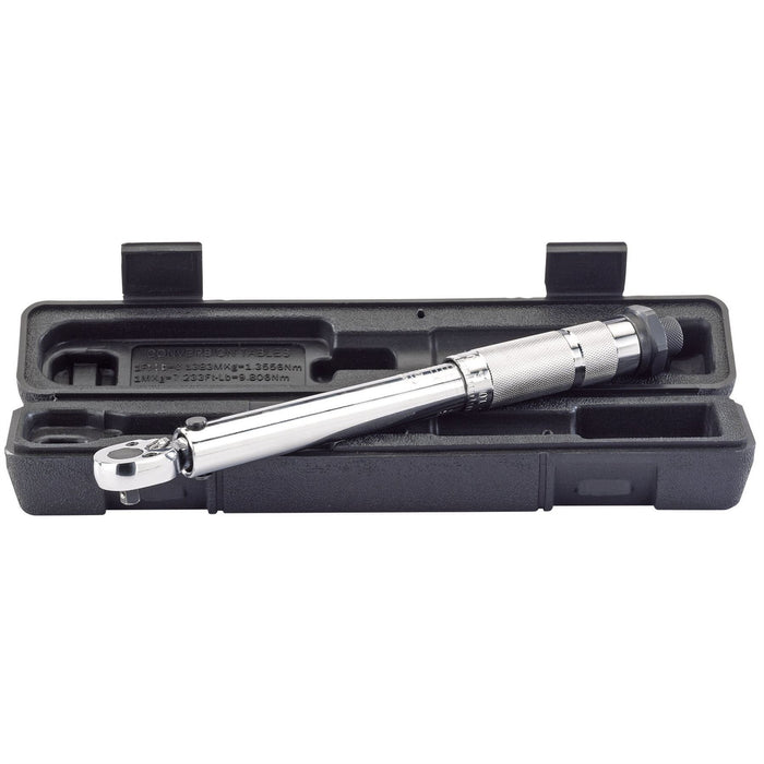 Draper Torque Wrench, 1/4" Sq. Dr., 5 - 25Nm 78639 Draper - Dynamic Drive