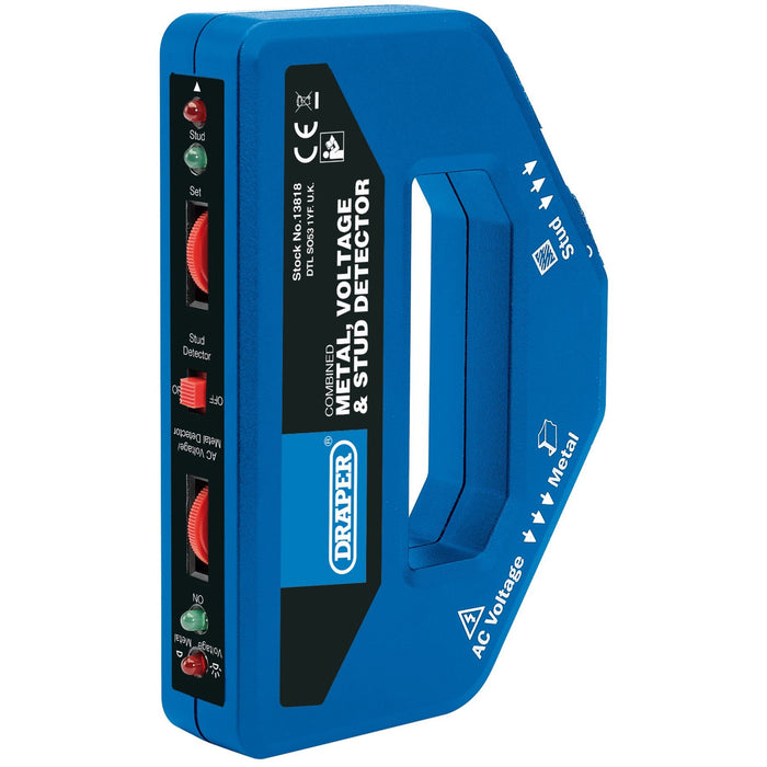 Draper Combined Metal, Voltage and Stud Detector 13818 Draper - Dynamic Drive