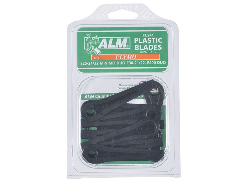 Alm Manufacturing FL241 Plastic Blades Small Hole to Suit Flymo ALM Manufacturing - Dynamic Drive