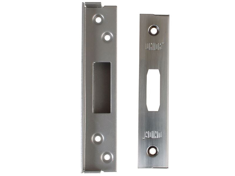 Union StrongBOLT 2100 Mortice Deadlock Rebate Kit 13mm Satin Chrome Box UNION - Dynamic Drive