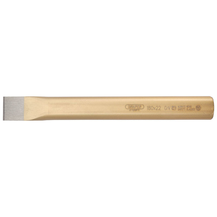 Draper Flat Cold Chisel, 22 x 180mm 51611 Draper - Dynamic Drive
