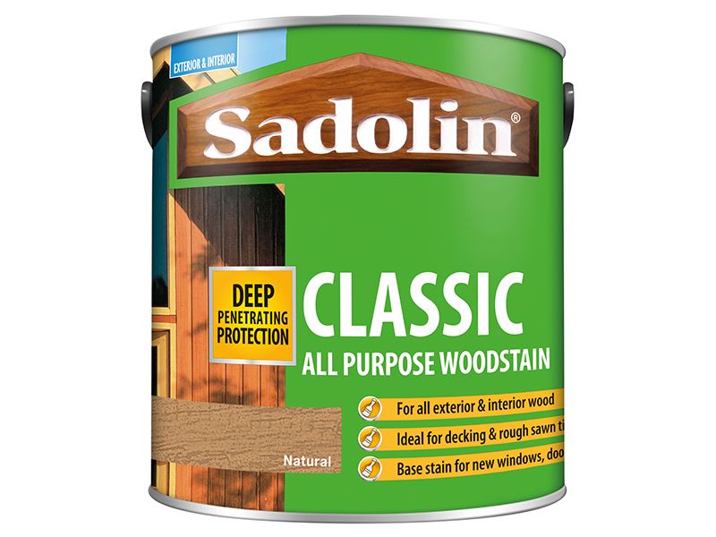 Sadolin Classic Wood Protection Natural 2.5 litre Sadolin - Dynamic Drive
