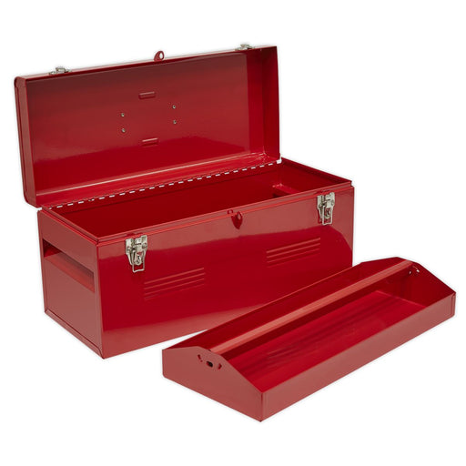 Sealey Toolbox with Tote Tray 510mm AP533 Sealey - Dynamic Drive