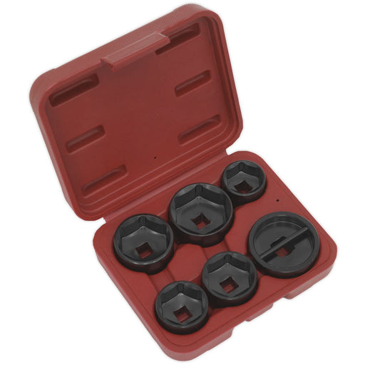 Sealey Oil Filter Cap Wrench Set 6pc VS7103 Sealey - Dynamic Drive