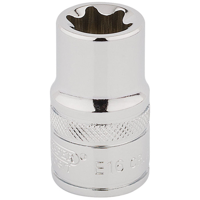 Draper TX-STAR Socket, 1/2" Sq. Dr., E16 34327 Draper - Dynamic Drive