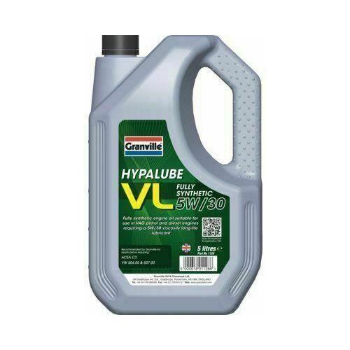 Granville Hypalube Fully Synthetic 5w30 VL for VAG Engine Oil 5 Litre Granville  - Dynamic Drive