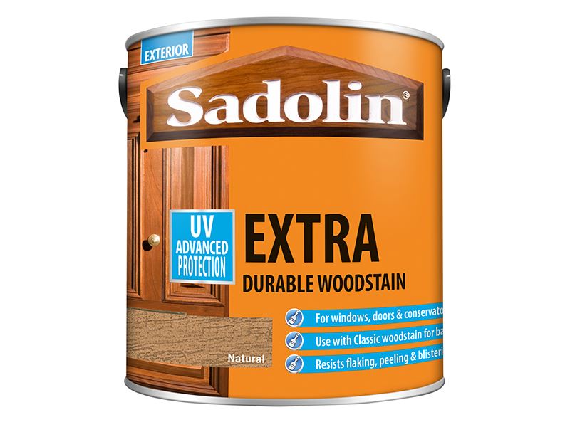 Sadolin Extra Durable Woodstain Natural 2.5 litre Sadolin - Dynamic Drive