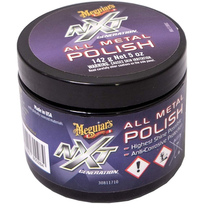 NXT Generation All Metal Polish 142g Tube Anti Corrosive Shine Meguiars G13005EU Meguiar's - Dynamic Drive