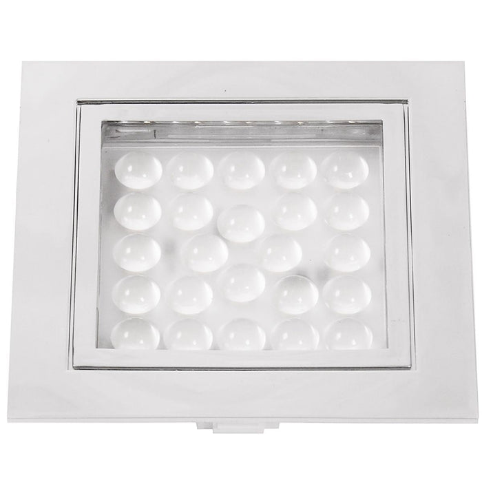 AAA LED Square Downlight Chrome Warm White AAA - Dynamic Drive
