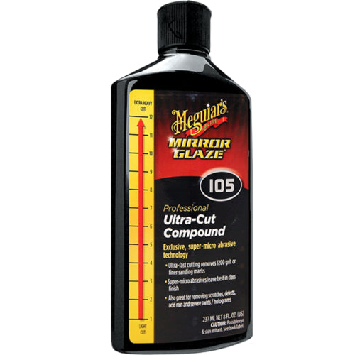 Meguiar's 105 Mirror Glaze 105 Professional Ultra-Cut Compound 237ml M10508 Meguiar's - Bars 4 Cars