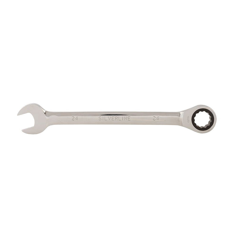 Silverline Fixed Head Ratchet Spanner 24mm Silverline - Dynamic Drive
