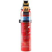 AA Fire Extinguisher BC Powder Compact Car Home Caravan Kitchen + Bracket 600g AA - Dynamic Drive