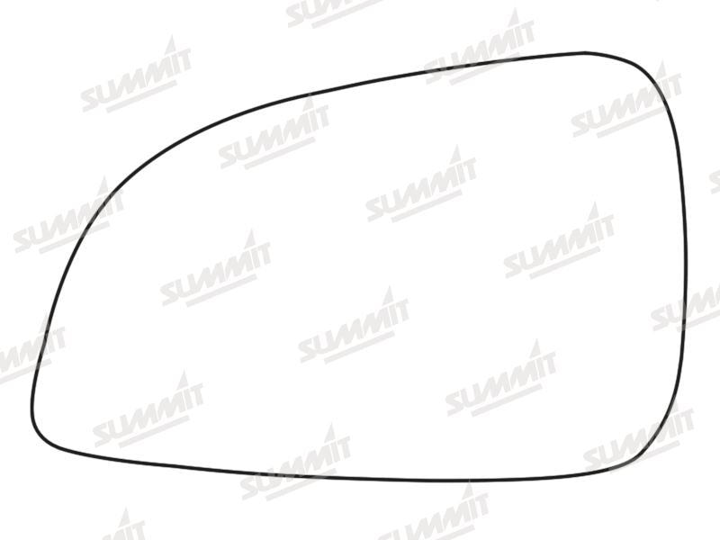 Summit Heated Backing Plate with Standard Glass fits Vauxhall Astra 09-11 LHS Summit - Dynamic Drive