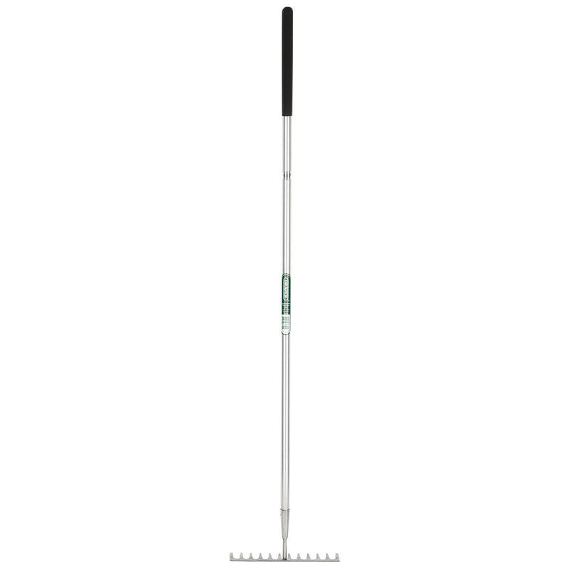 Draper Stainless Steel Soft Grip Garden Rake 83759 Draper - Dynamic Drive