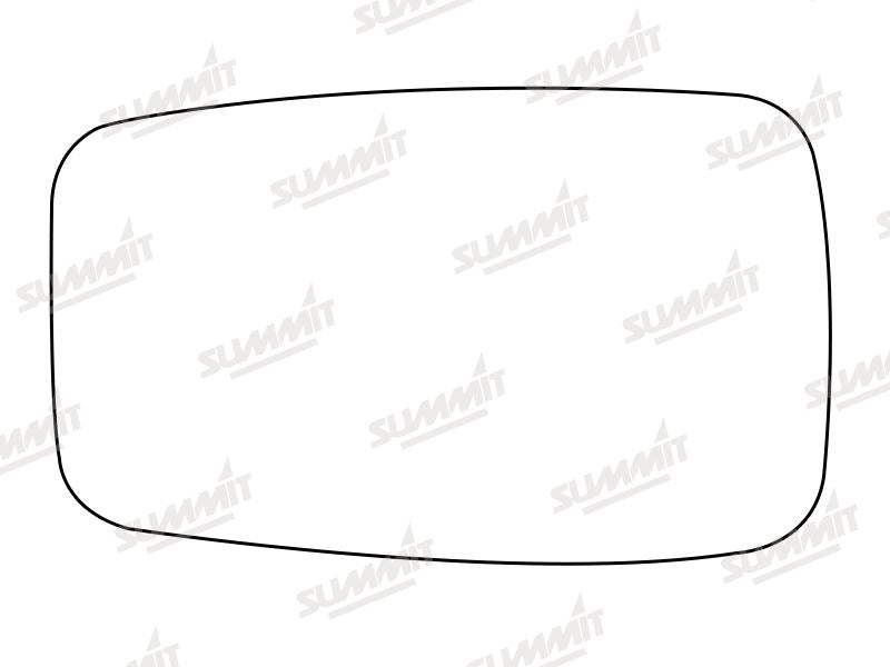 Summit Stick-On Standard Mirror Glass fits Seat Toledo LHS Summit - Dynamic Drive