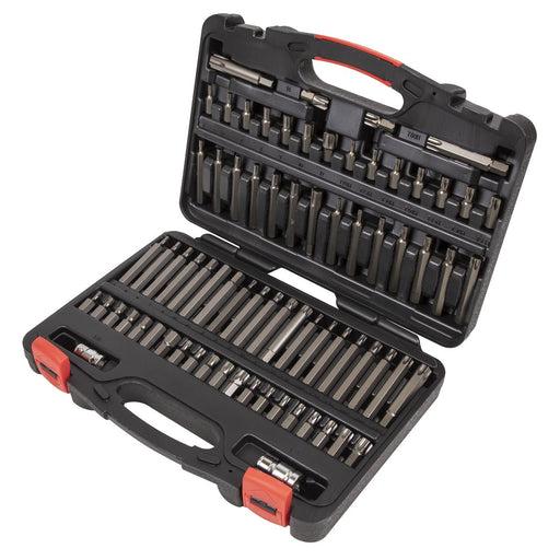 Sealey TRX-Star*/Security TRX-Star*/Hex/Ribe/Spline Bit Set 74pc 3/8" & 1/2"Sq D Sealey - Dynamic Drive