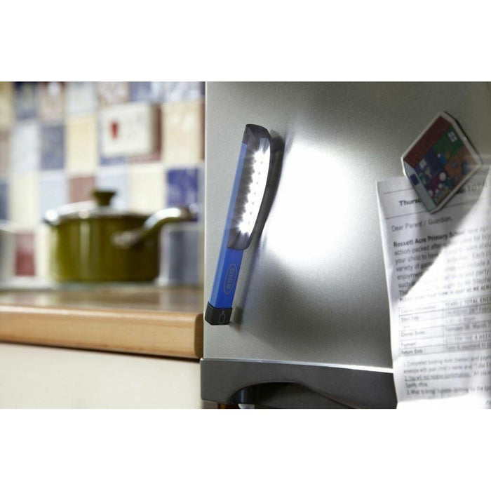 Ring 8 Led Mini Inspection Light Lamp Torch Pen With Pocket Clip & Magnet Ril50 Ring Automotive - Dynamic Drive