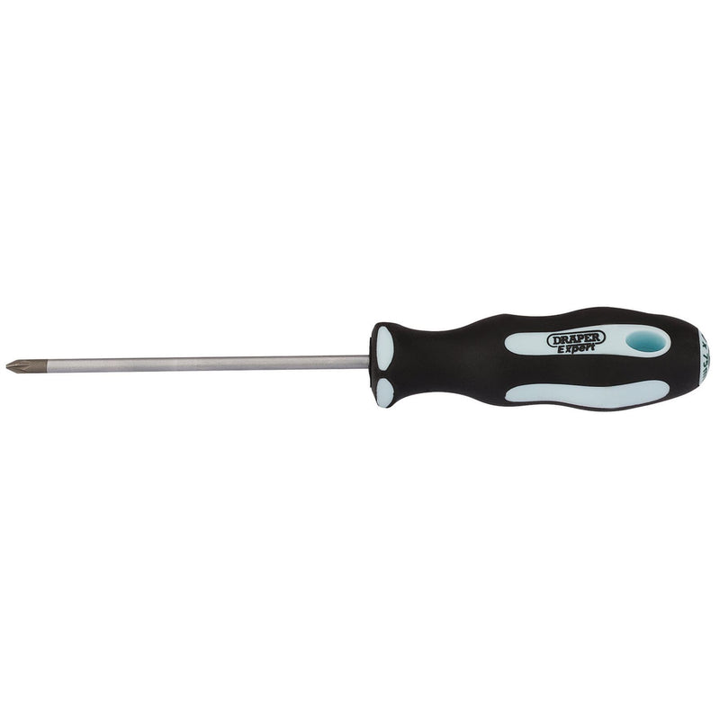 Draper PZ TYPE Soft Grip Screwdriver, No.0 x 75mm 03457 Draper - Dynamic Drive